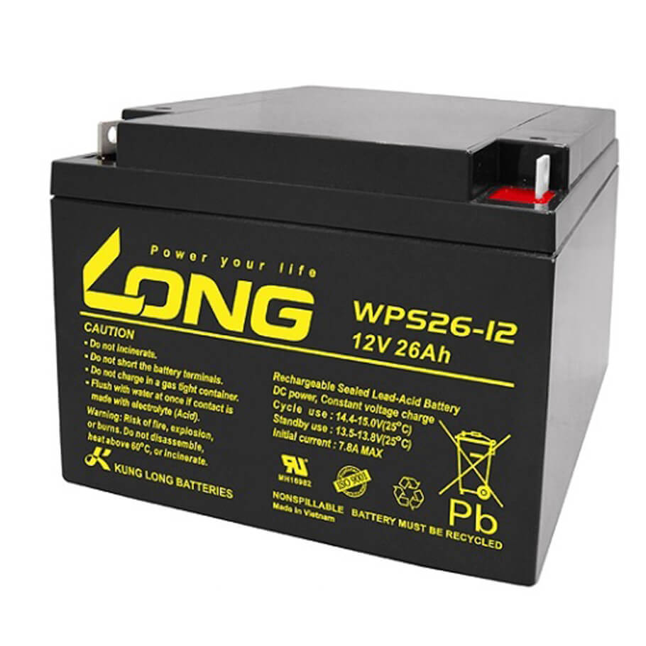 Ắc quy 12V-26Ah Long WPS26-12